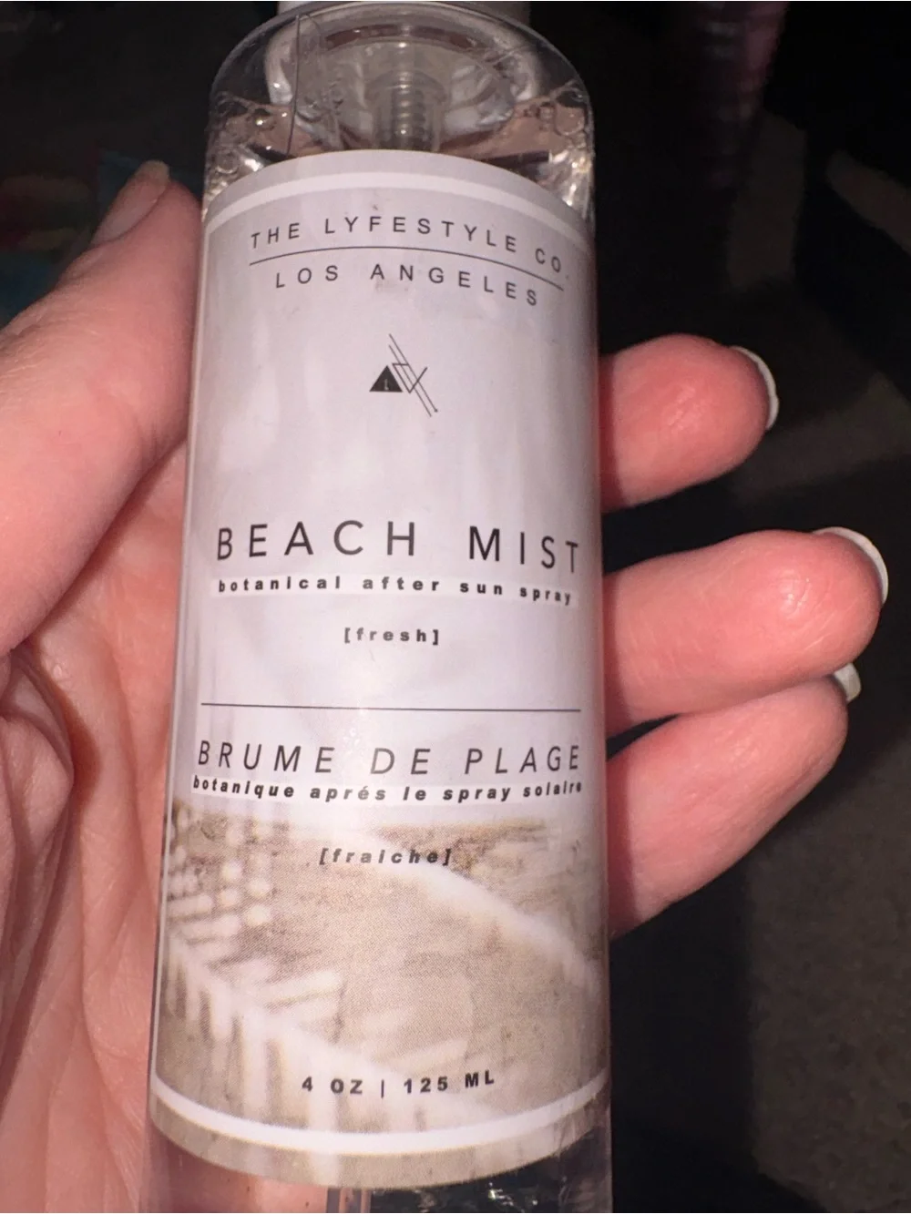 The Lyfestyle Co. Beach Mist After Sun Spray- Clear Bottle